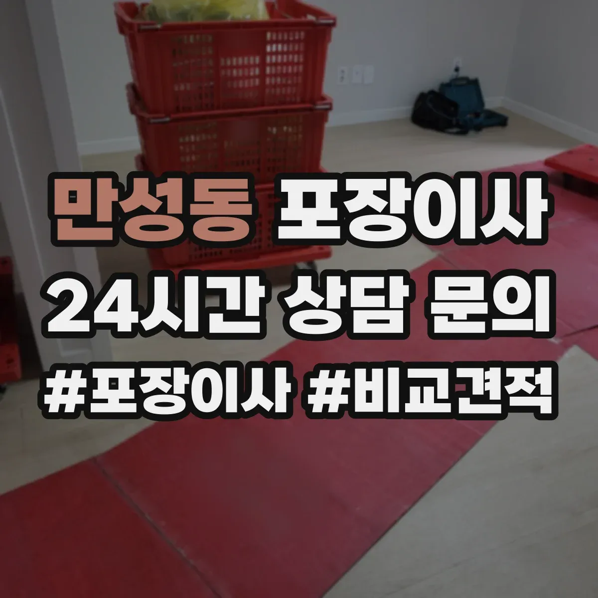 만성동 포장이사