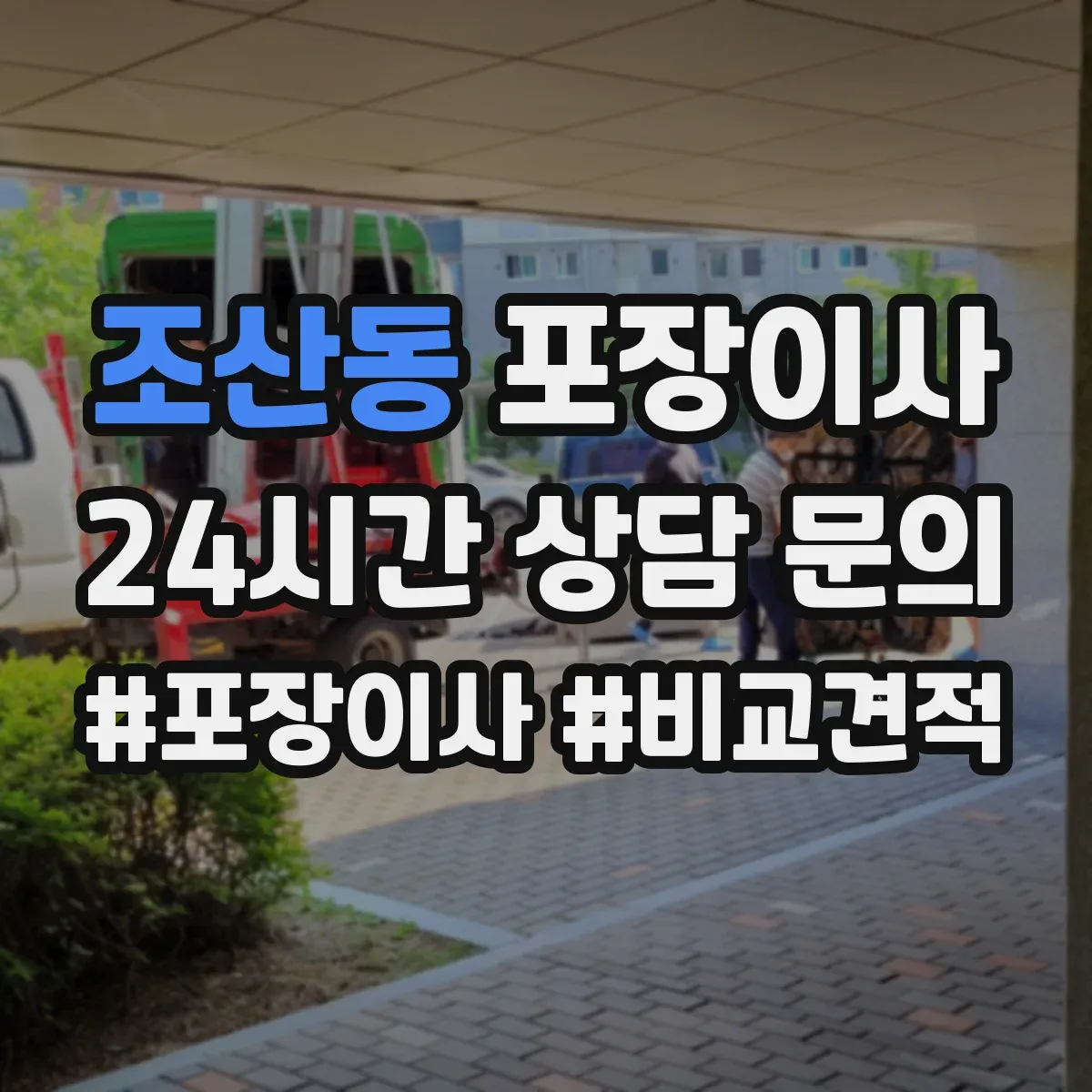조산동 포장이사