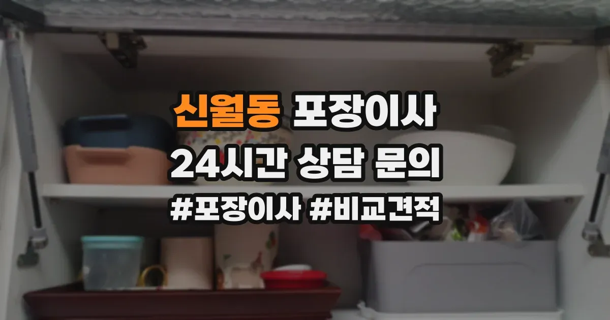 신월동 포장이사