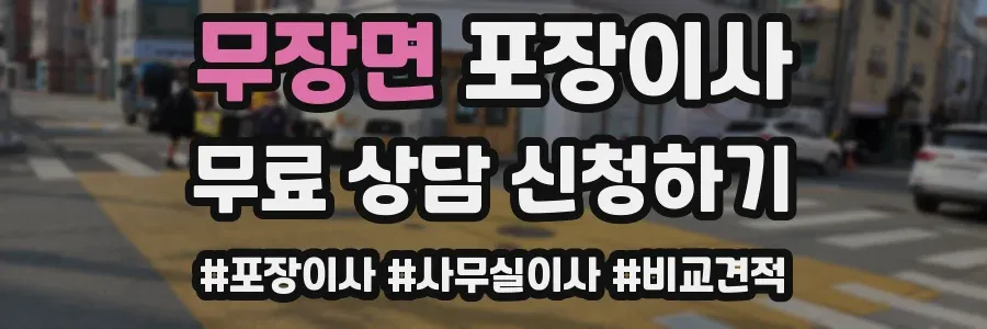 무장면 포장이사
