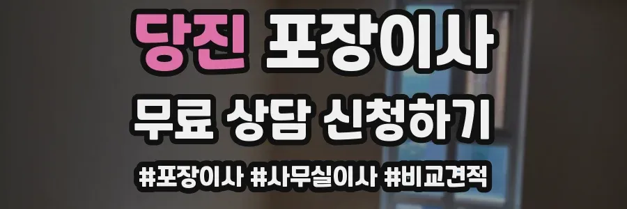 당진 포장이사