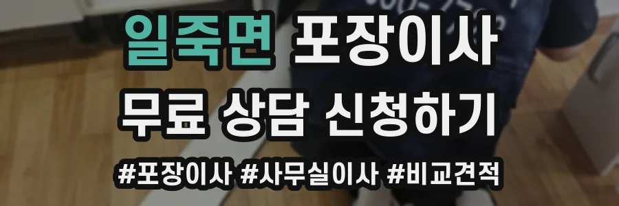 일죽면 포장이사