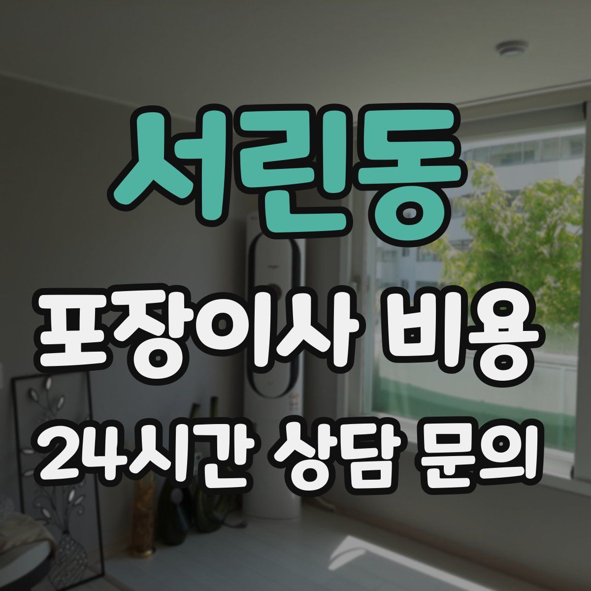 서린동 포장이사 비용