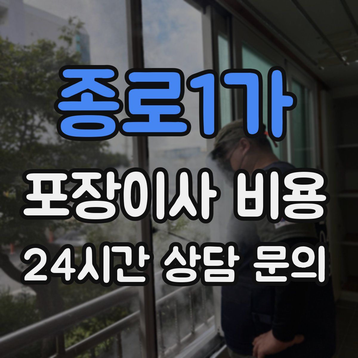 종로1가 포장이사 비용