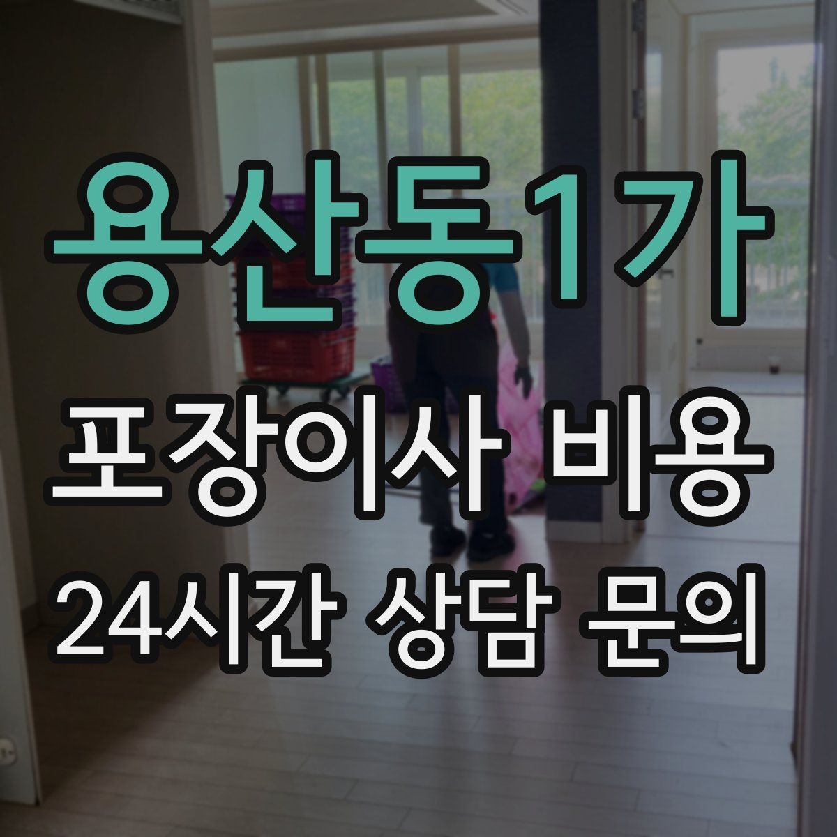용산동1가 포장이사 비용 사다리차 없이 진행하면 생기는 변수