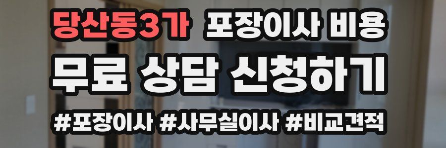 당산동3가 포장이사 비용