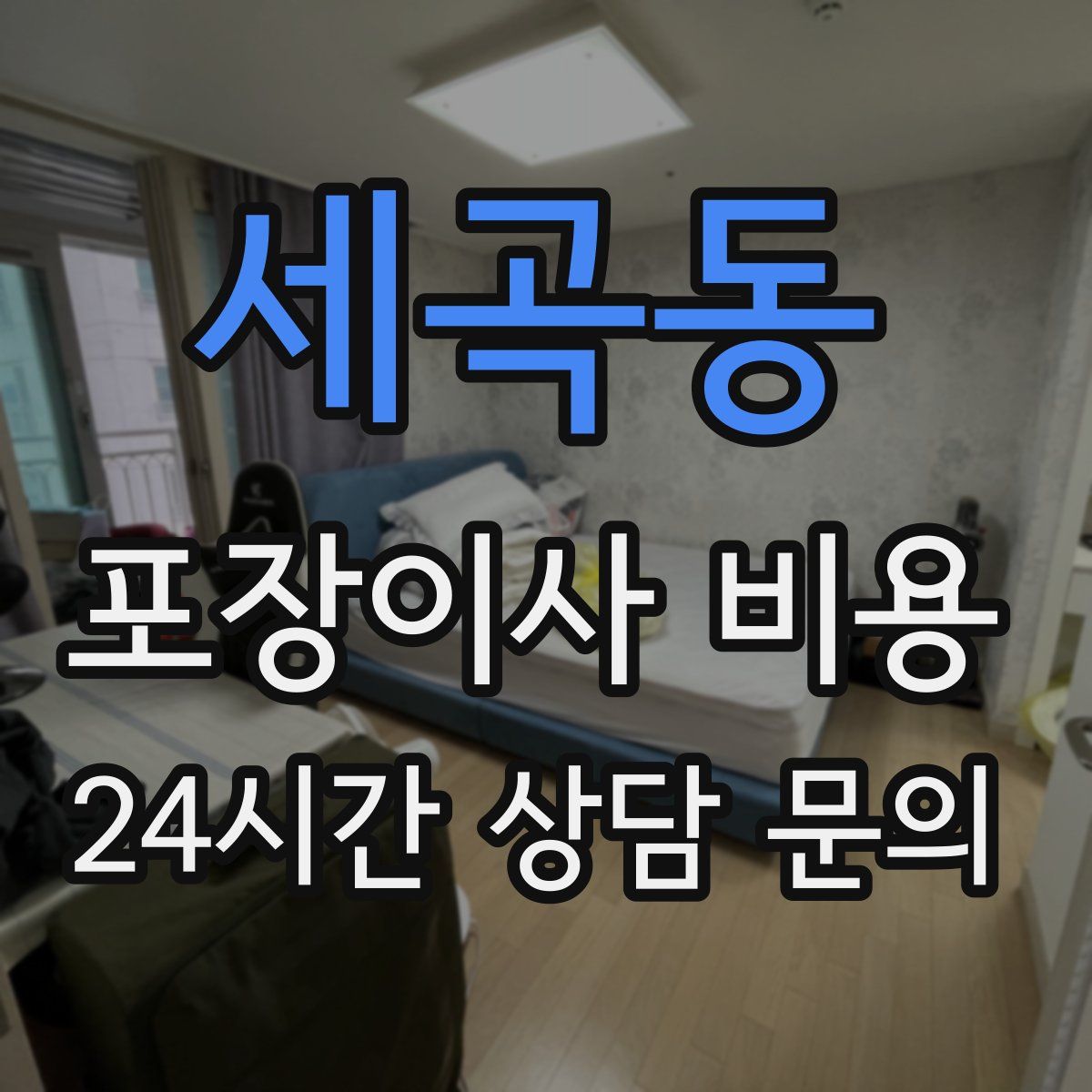 세곡동 포장이사 비용