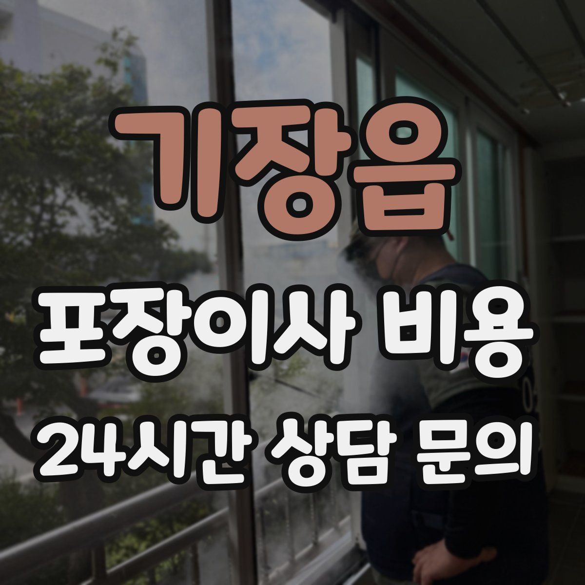 기장읍 포장이사 비용