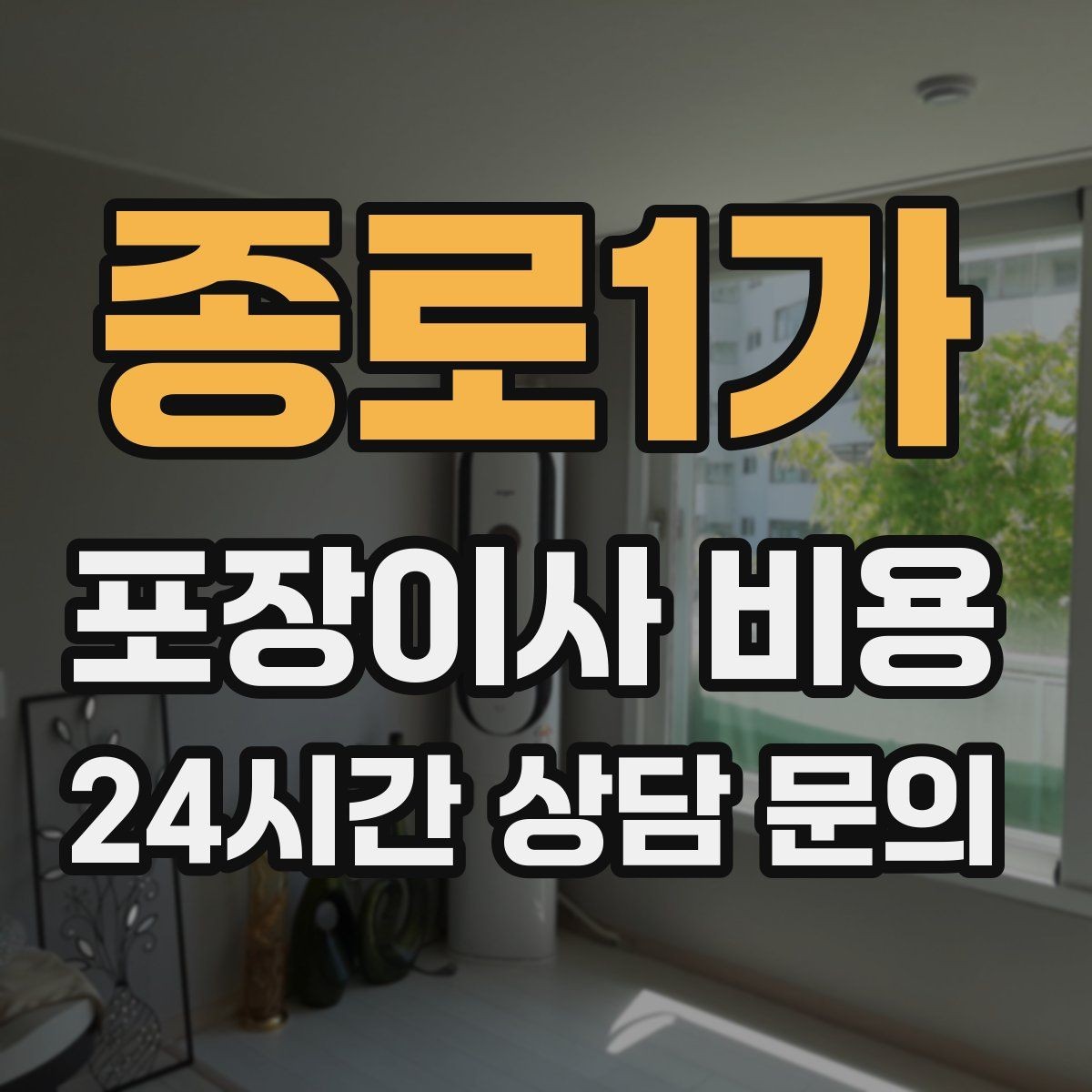 종로1가 포장이사 비용 주방 짐 줄이기 실전 팁