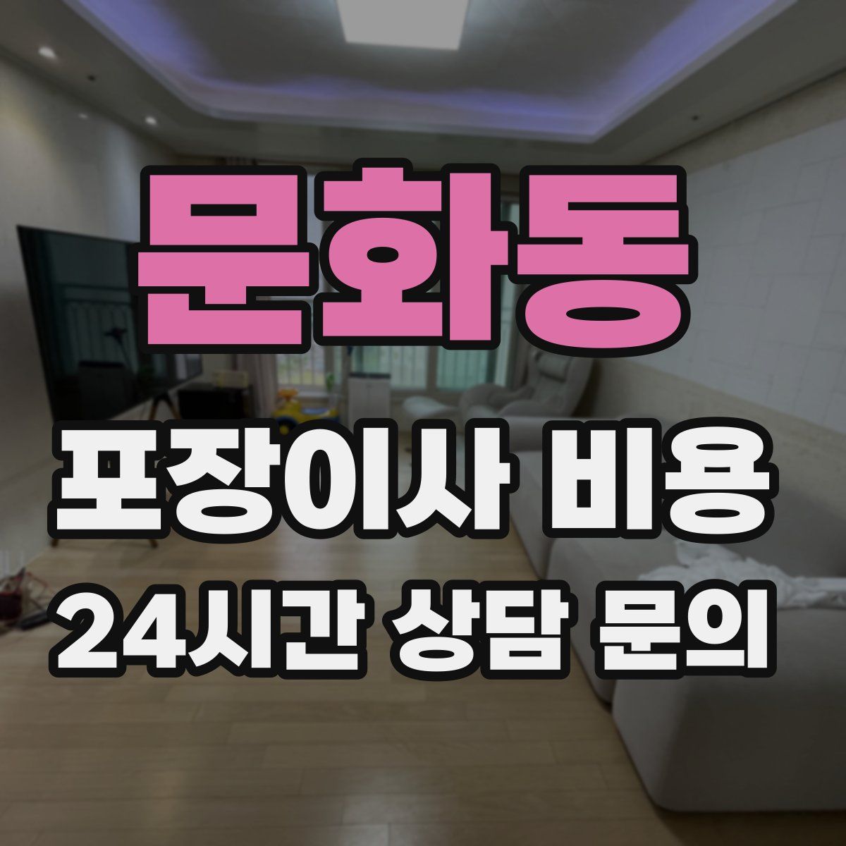 문화동 포장이사 비용