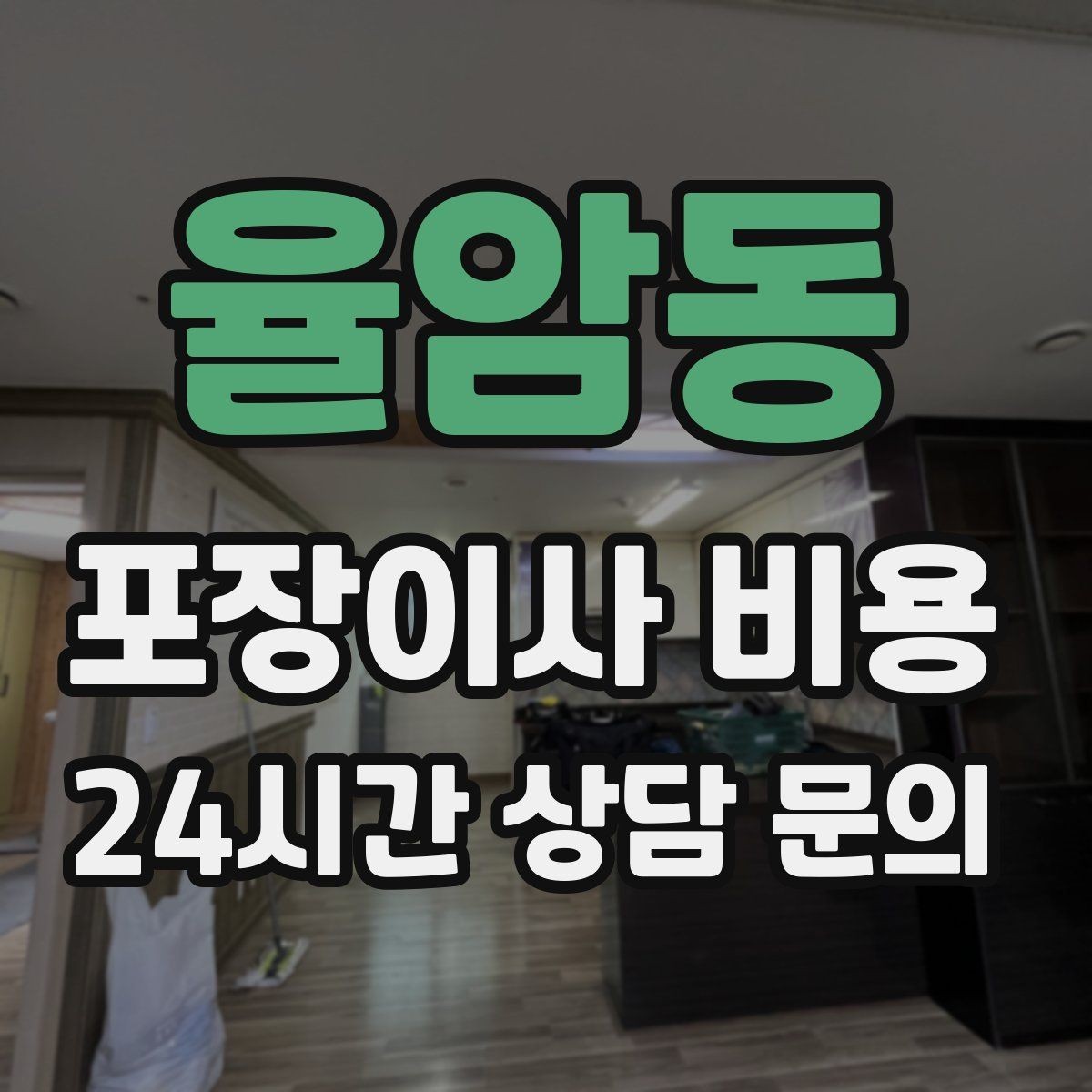 율암동 포장이사 비용 낮은 층도 사다리차가 필요한 경우