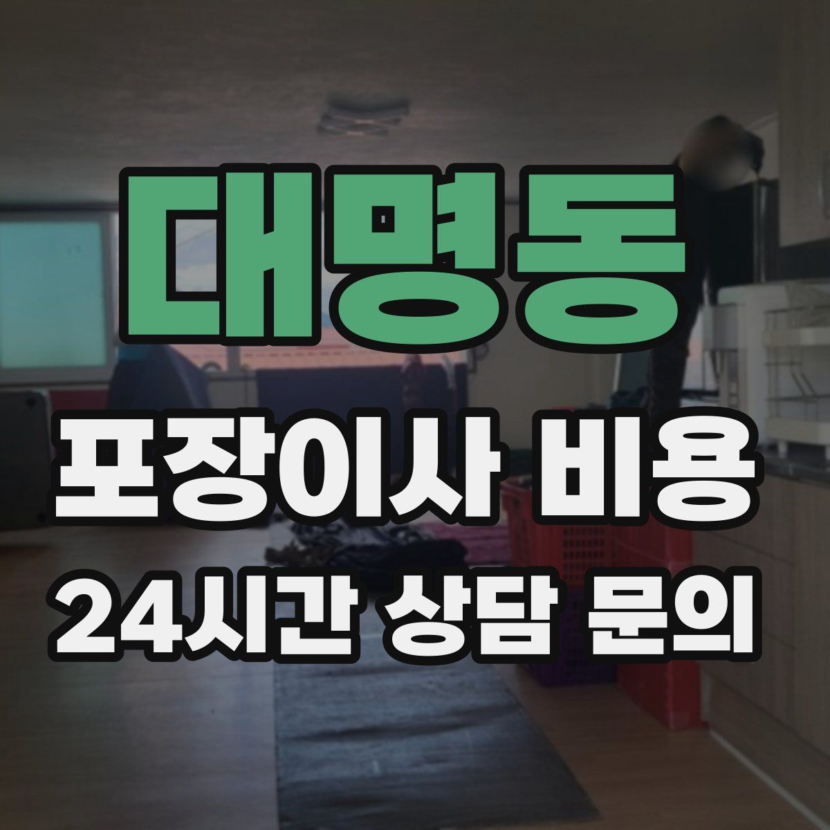 대명동 포장이사 비용