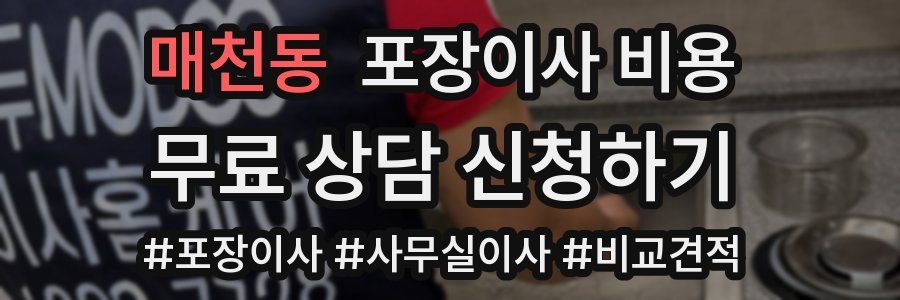 매천동 포장이사 비용