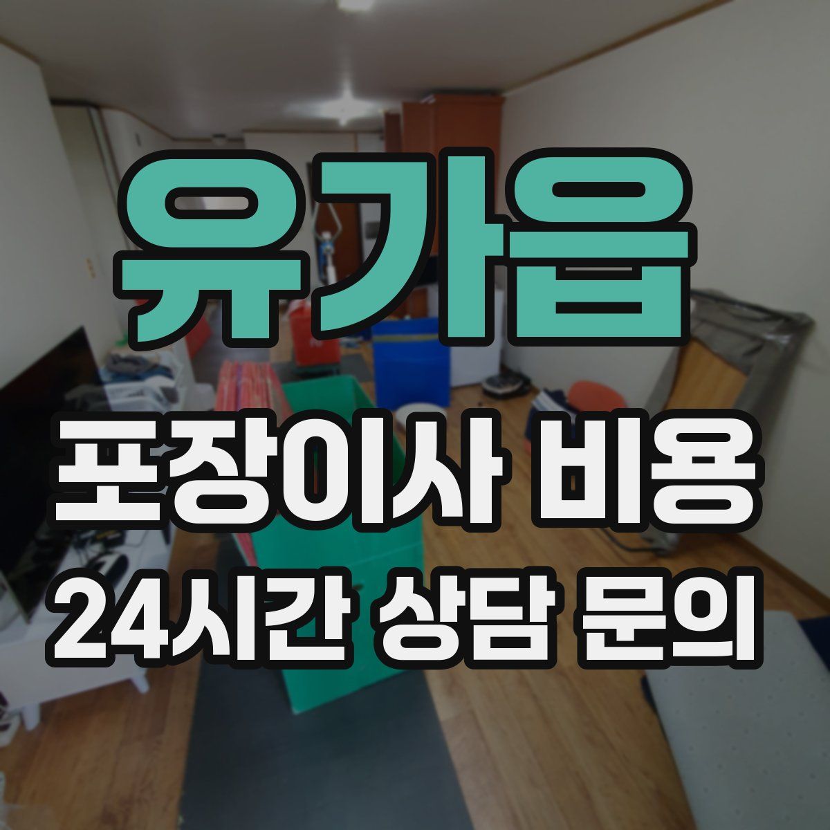 유가읍 포장이사 비용