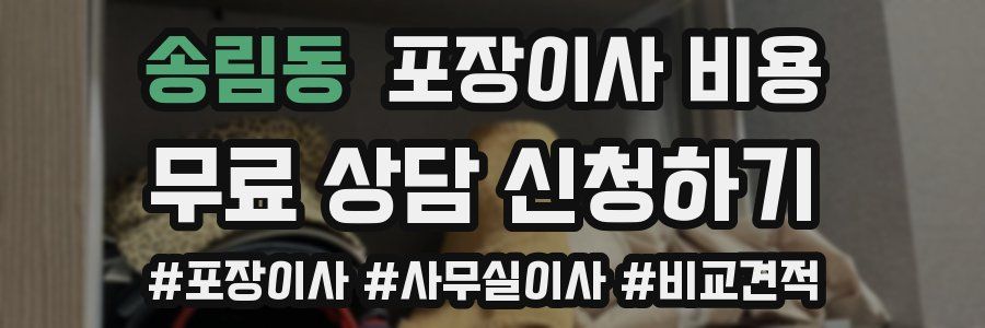 송림동 포장이사 비용
