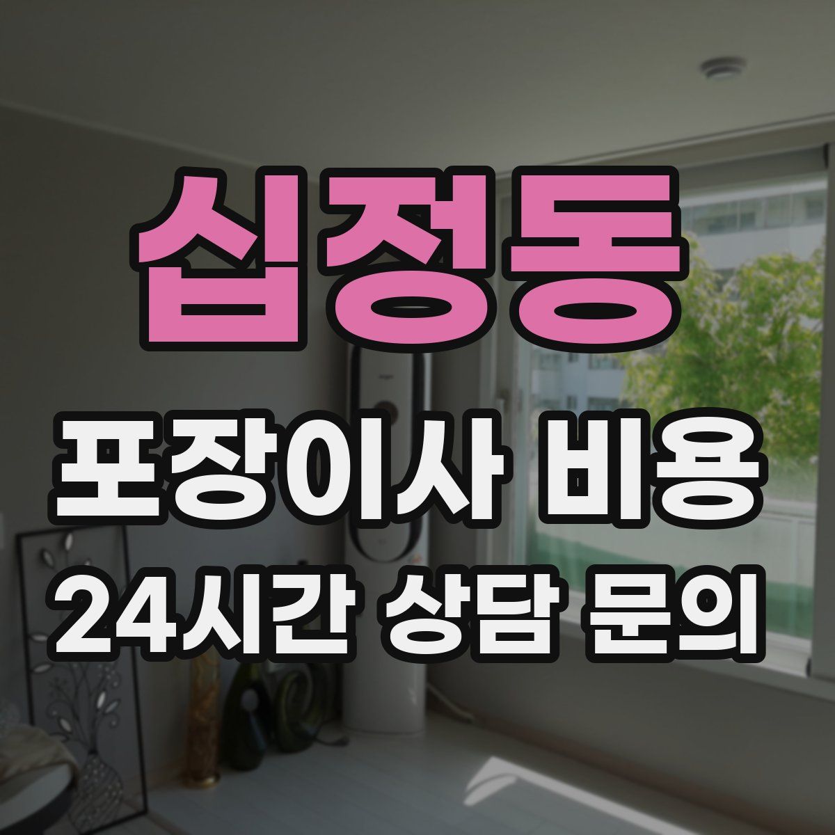 십정동 포장이사 비용