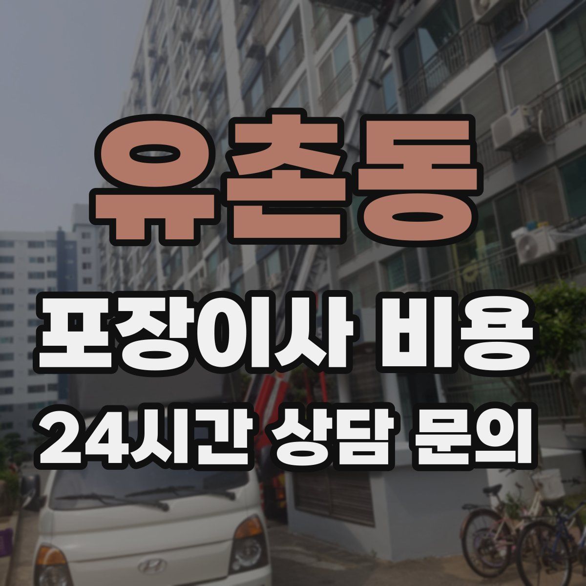 유촌동 포장이사 비용