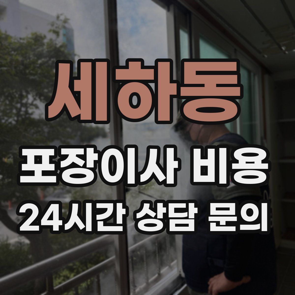세하동 포장이사 비용