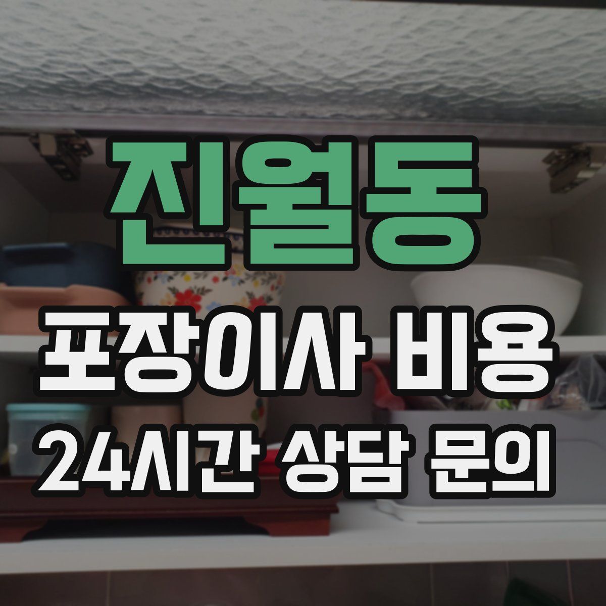 진월동 포장이사 비용