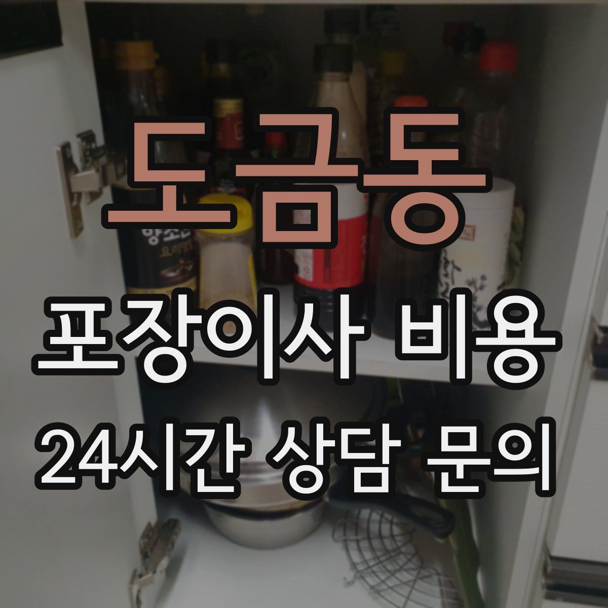 도금동 포장이사 비용