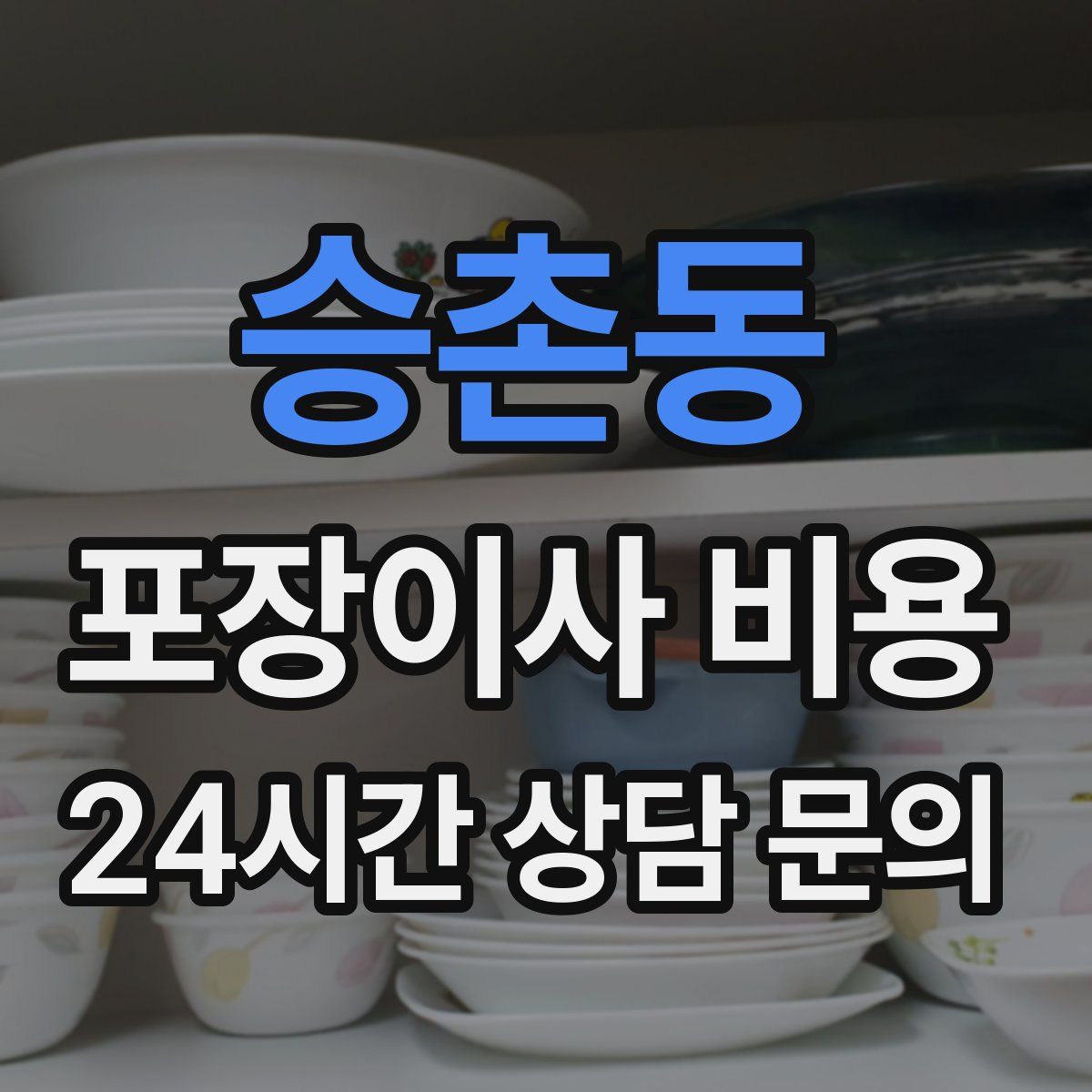 승촌동 포장이사 비용