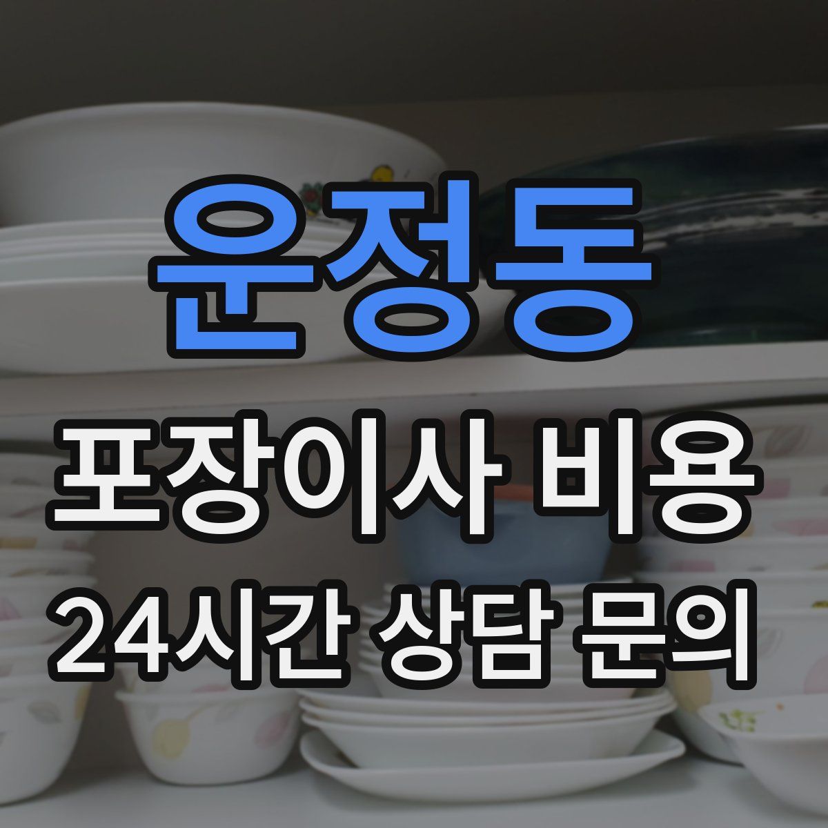운정동 포장이사 비용