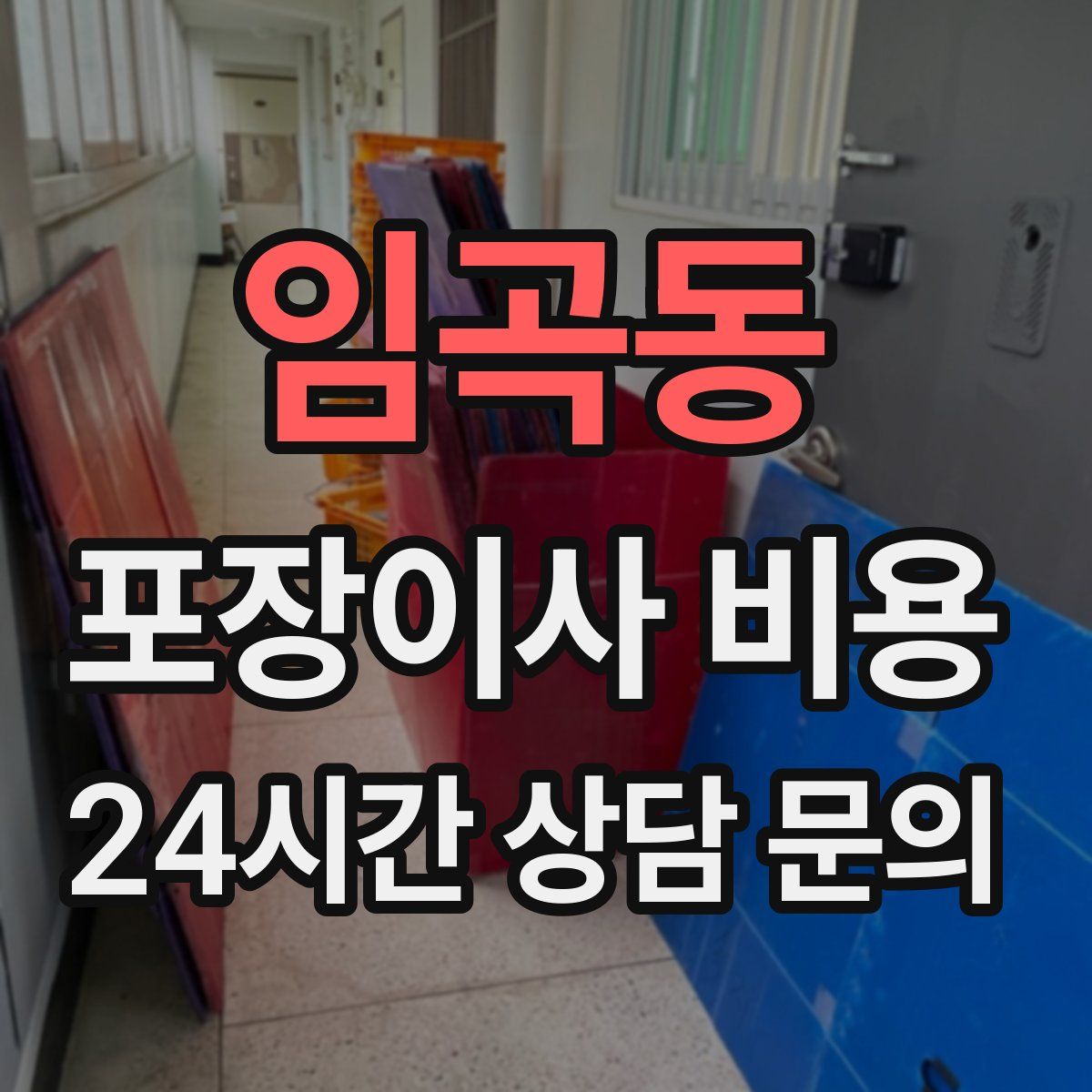 임곡동 포장이사 비용