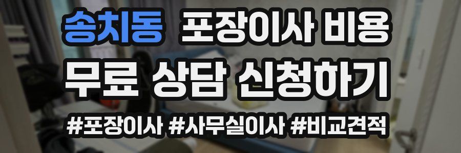 송치동 포장이사 비용