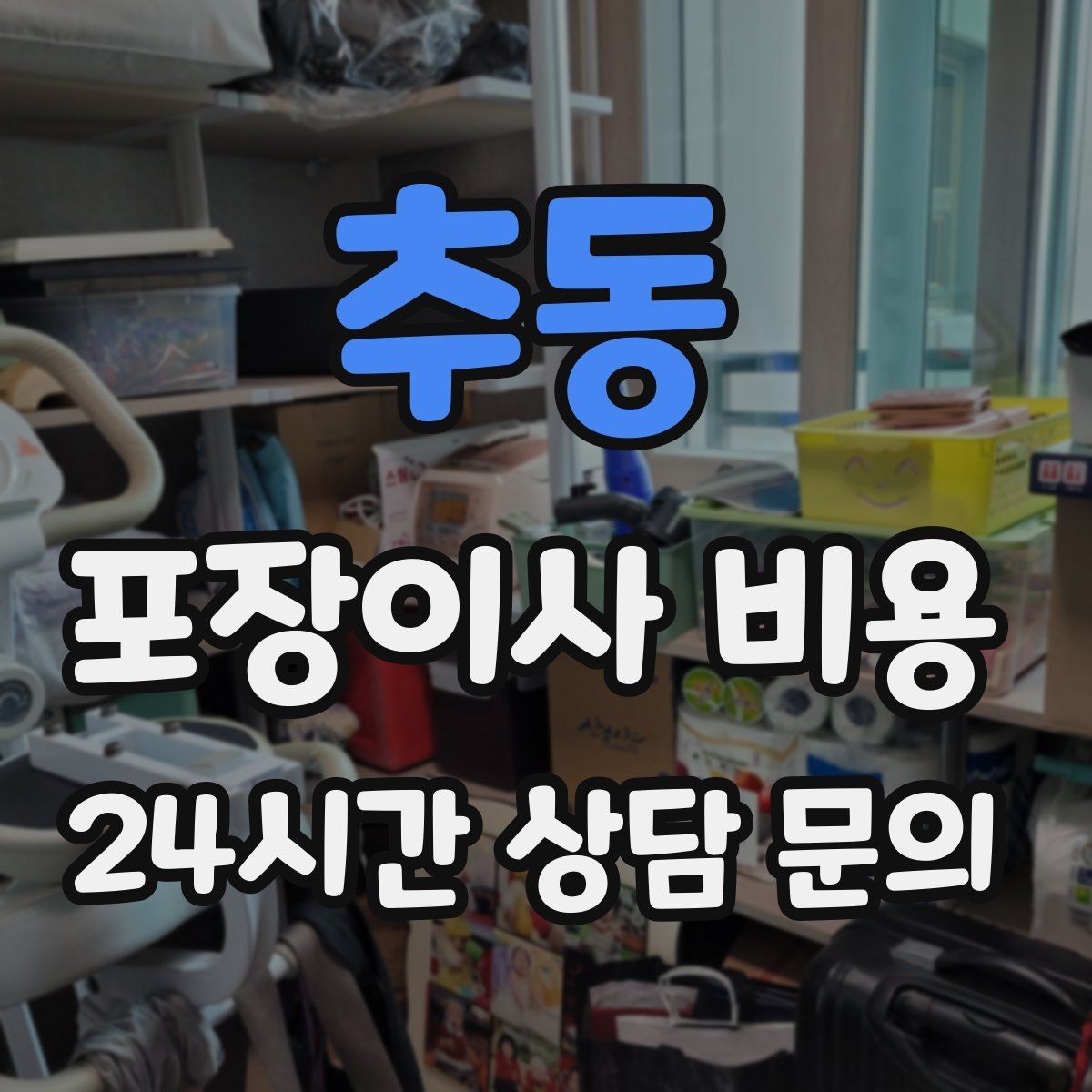 추동 포장이사 비용 아파트 엘리베이터 사용료가 변수인 경우