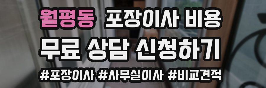월평동 포장이사 비용