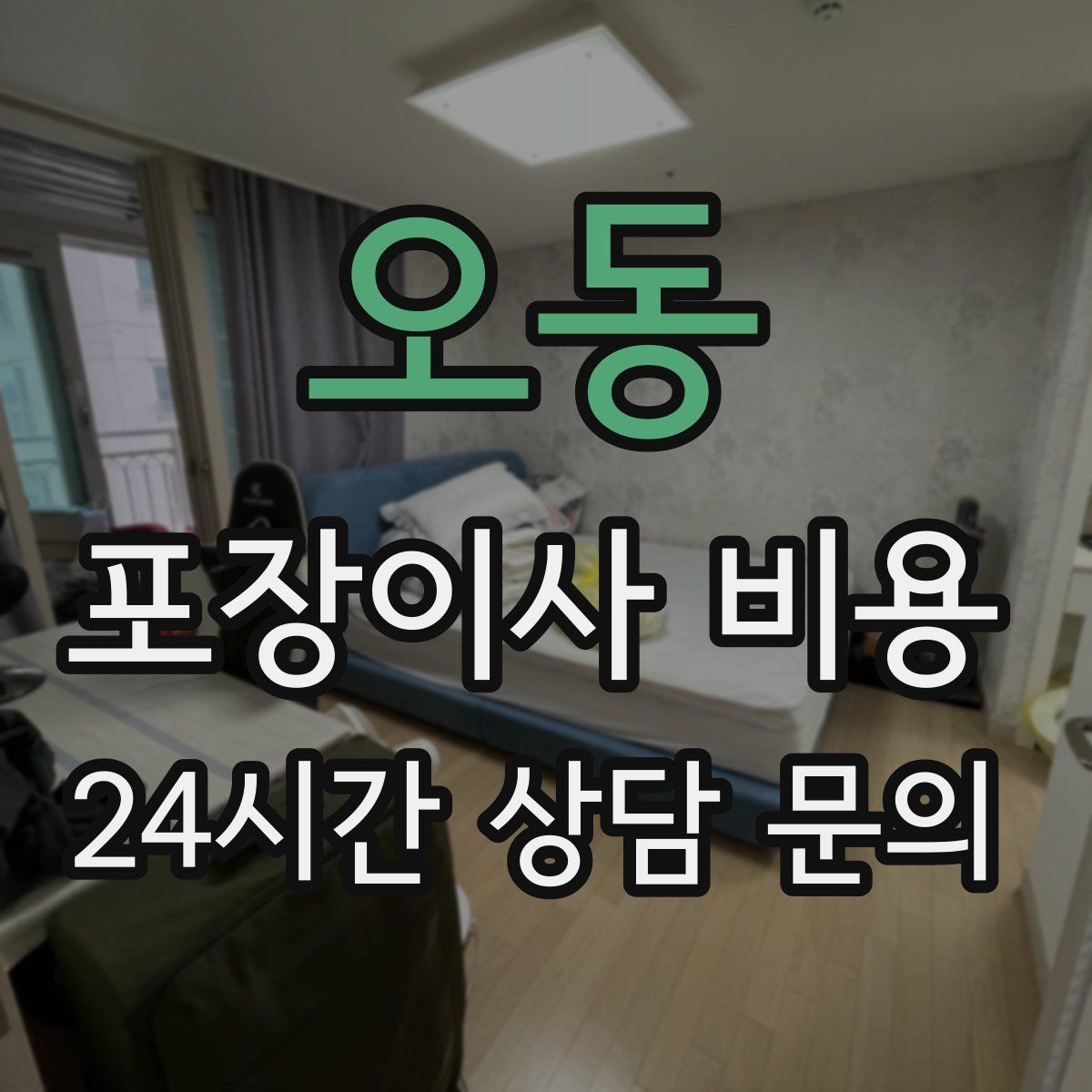 오동 포장이사 비용