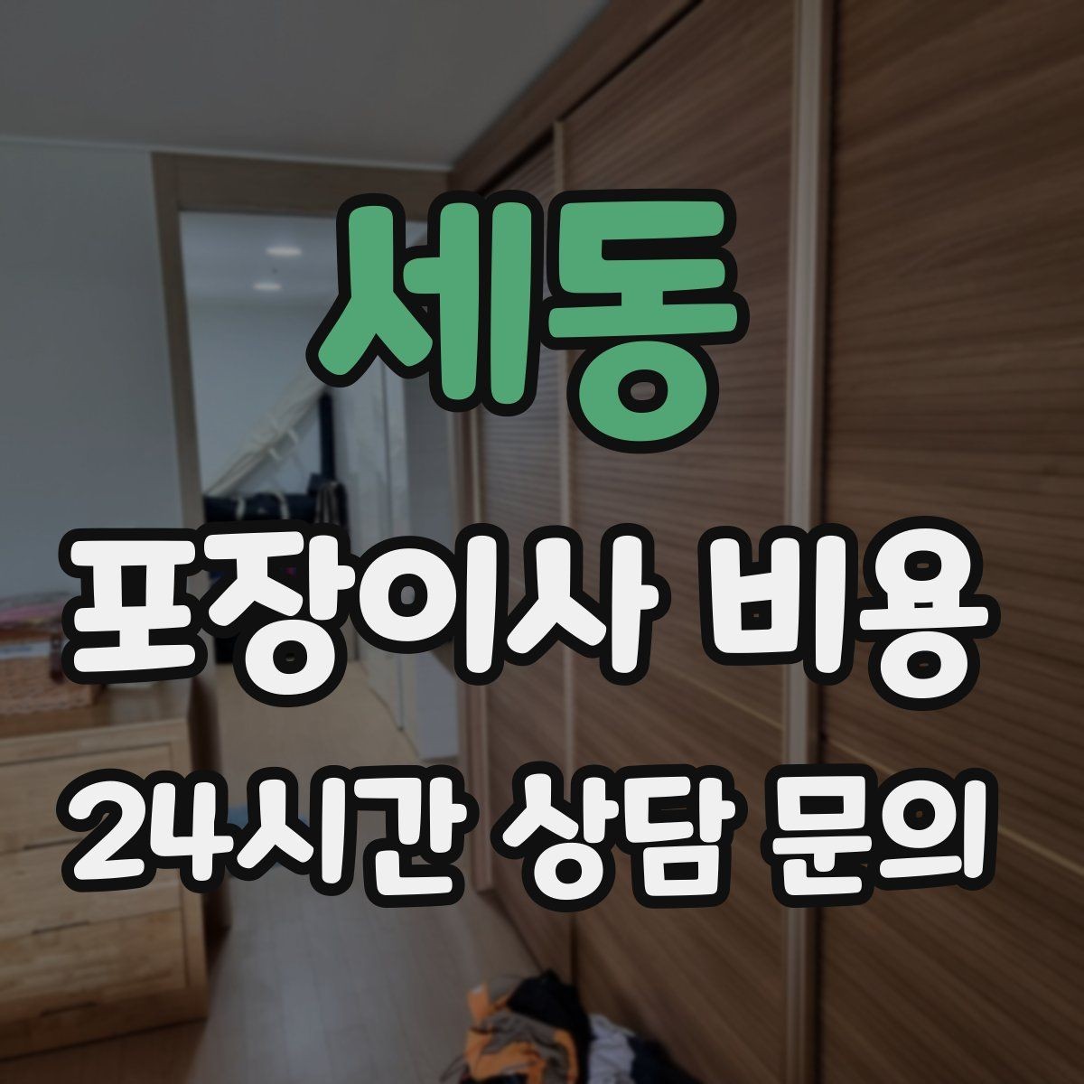 세동 포장이사 비용 정리정돈 서비스까지 필요할 때 판단 기준