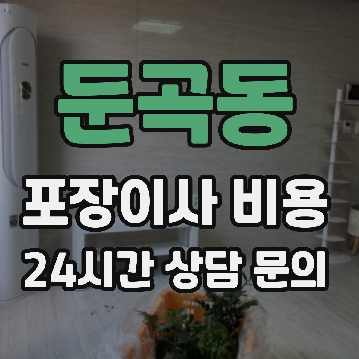 둔곡동 포장이사 비용 낮은 층도 사다리차가 필요한 경우
