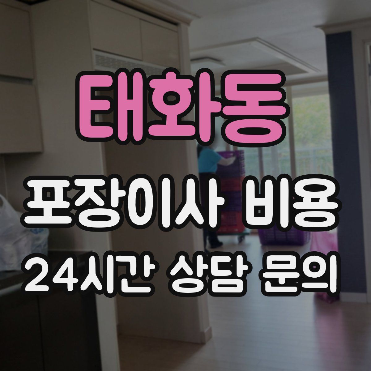 태화동 포장이사 비용