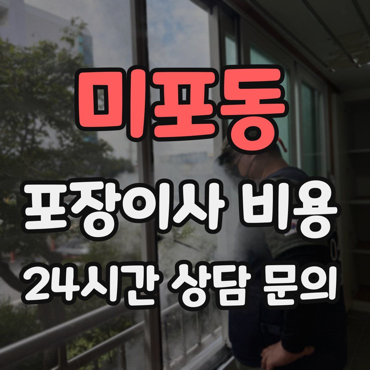 미포동 포장이사 비용
