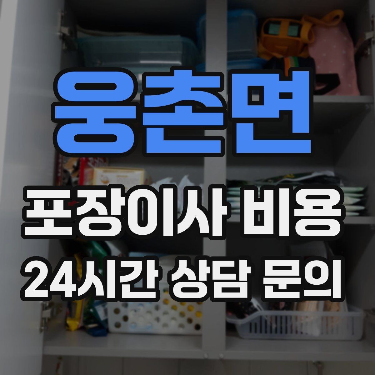웅촌면 포장이사 비용 한 명은 안내 한 명은 확인이 좋은 이유