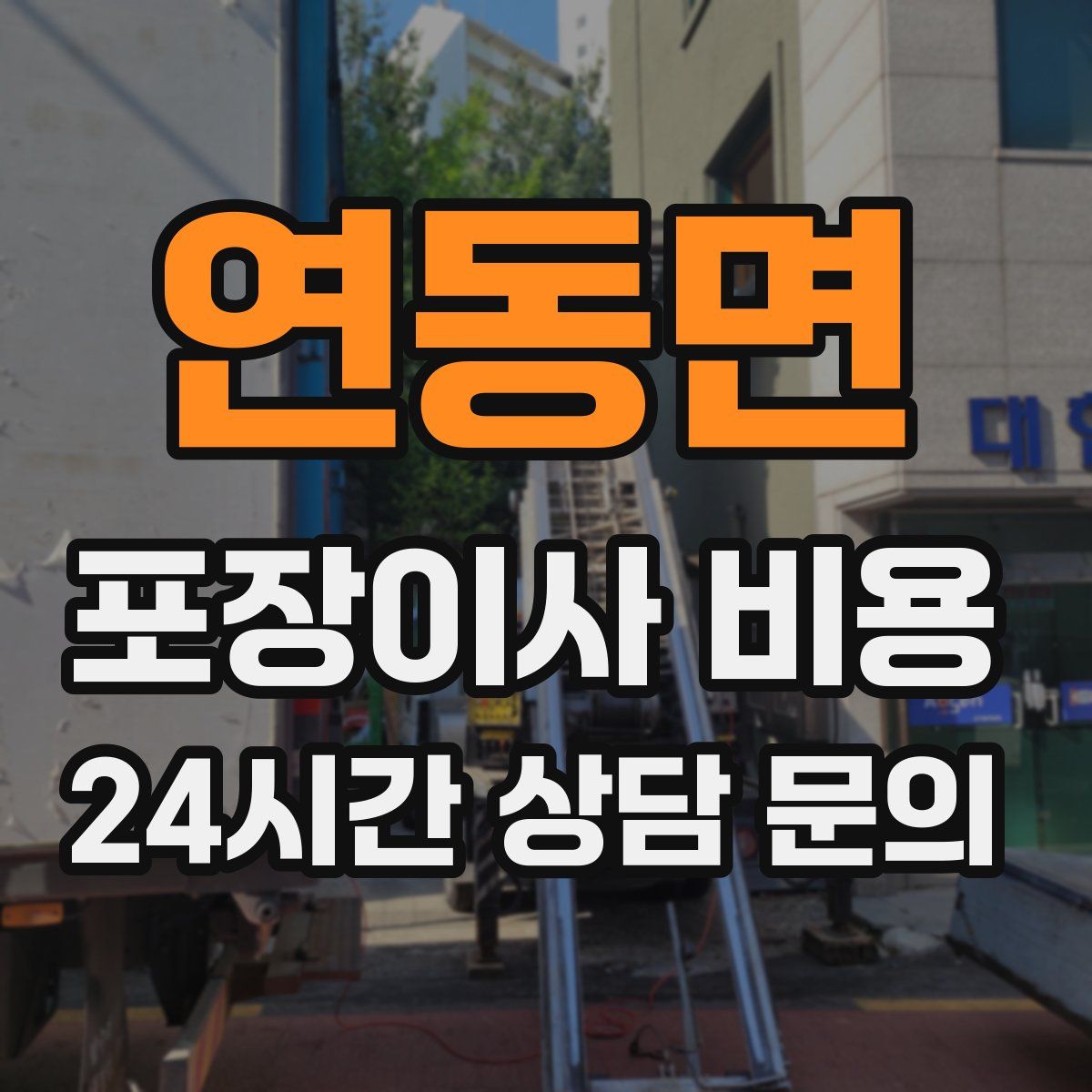 연동면 포장이사 비용