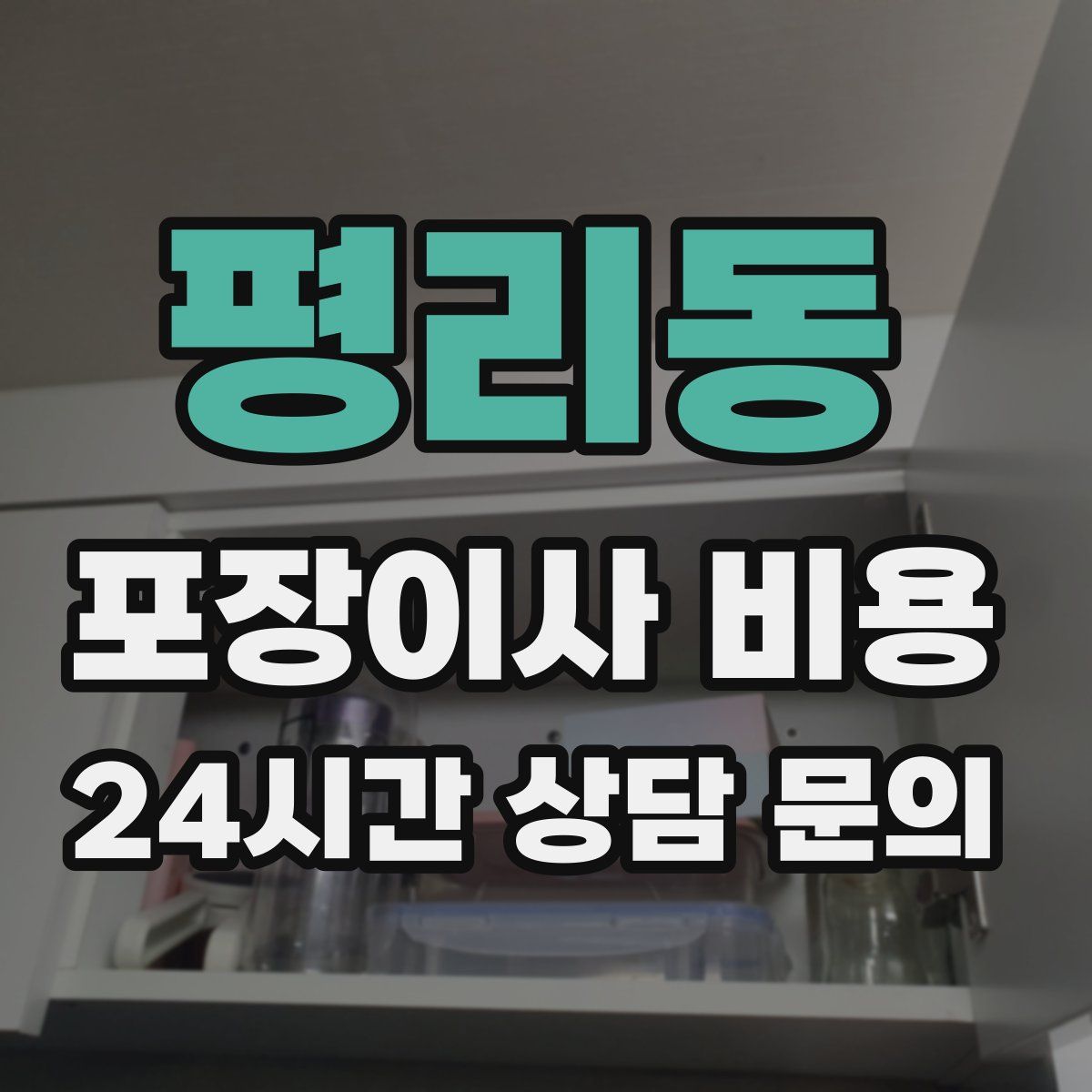 평리동 포장이사 비용
