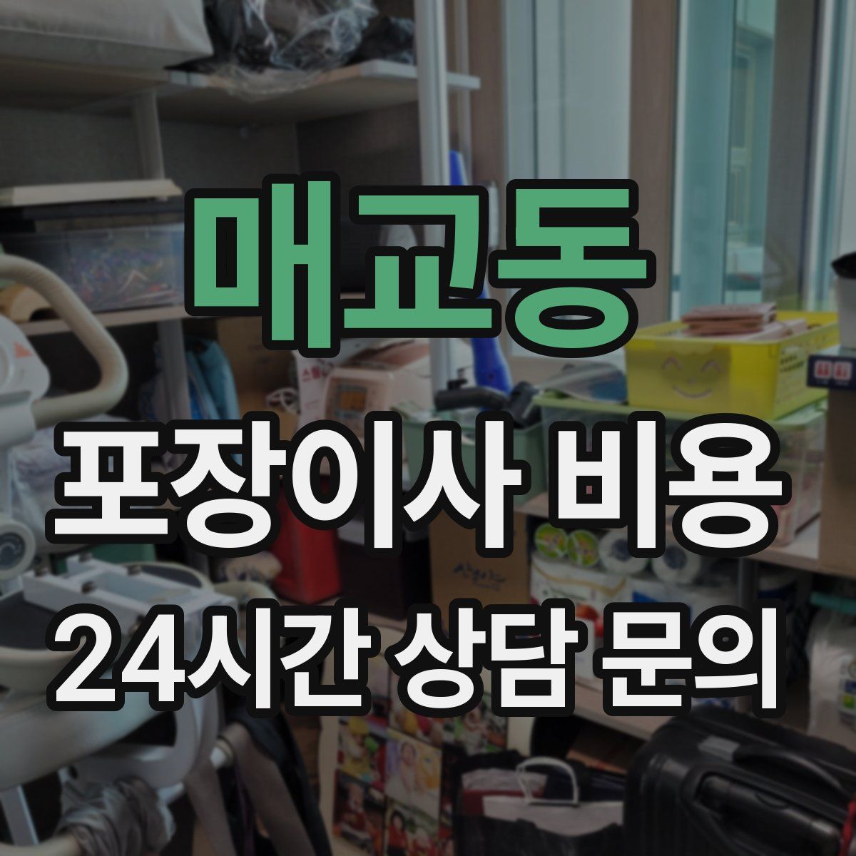 매교동 포장이사 비용