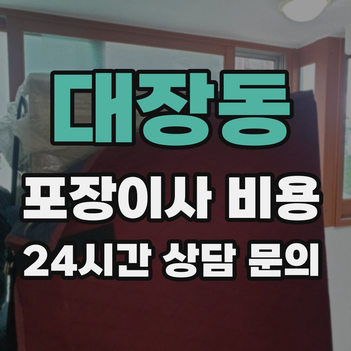 대장동 포장이사 비용