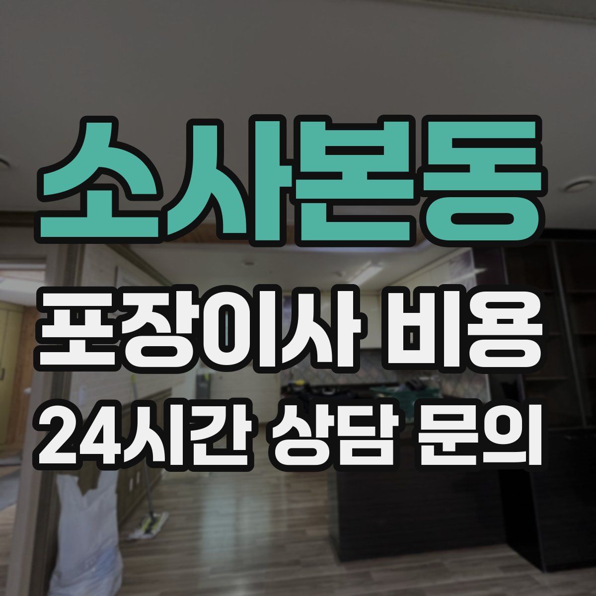 소사본동 포장이사 비용