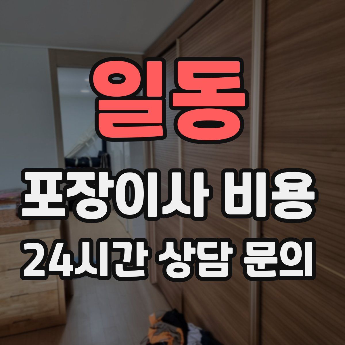 일동 포장이사 비용
