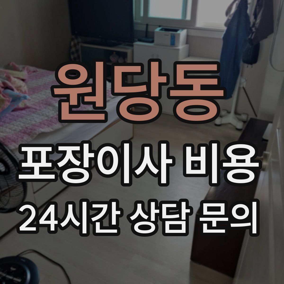 원당동 포장이사 비용