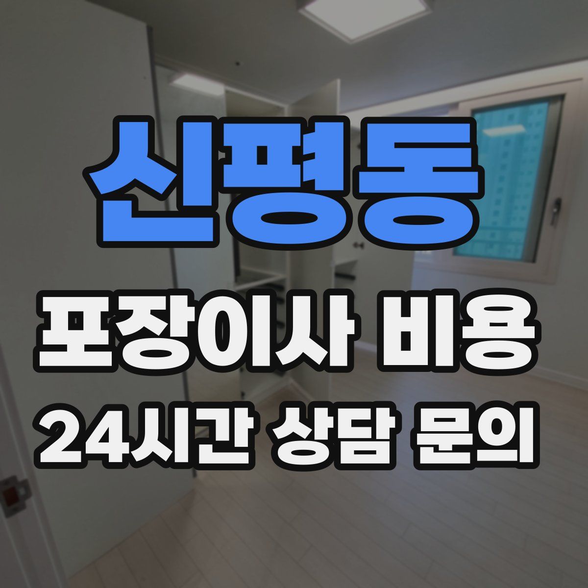 신평동 포장이사 비용