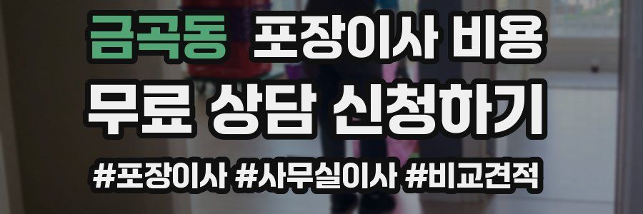금곡동 포장이사 비용