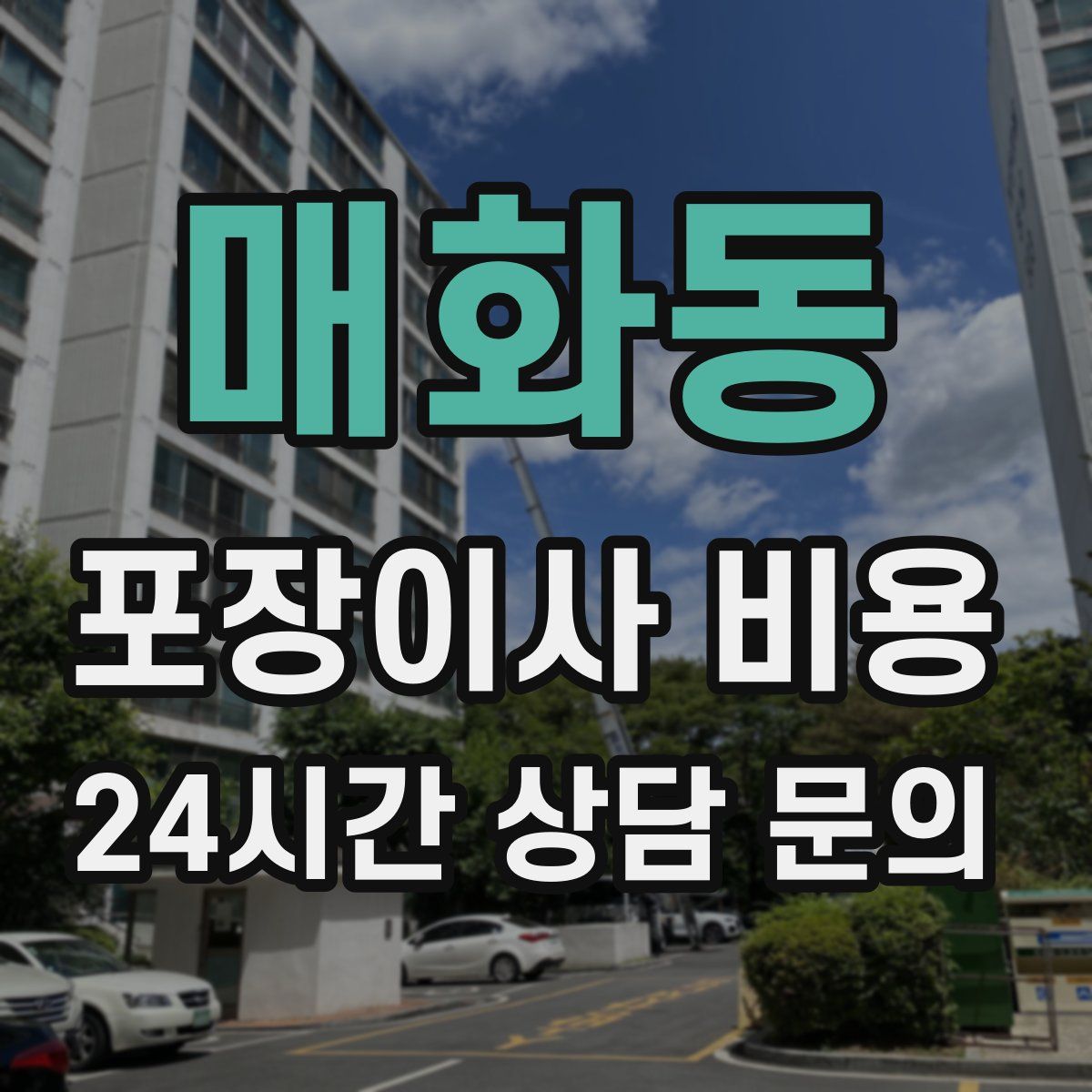 매화동 포장이사 비용
