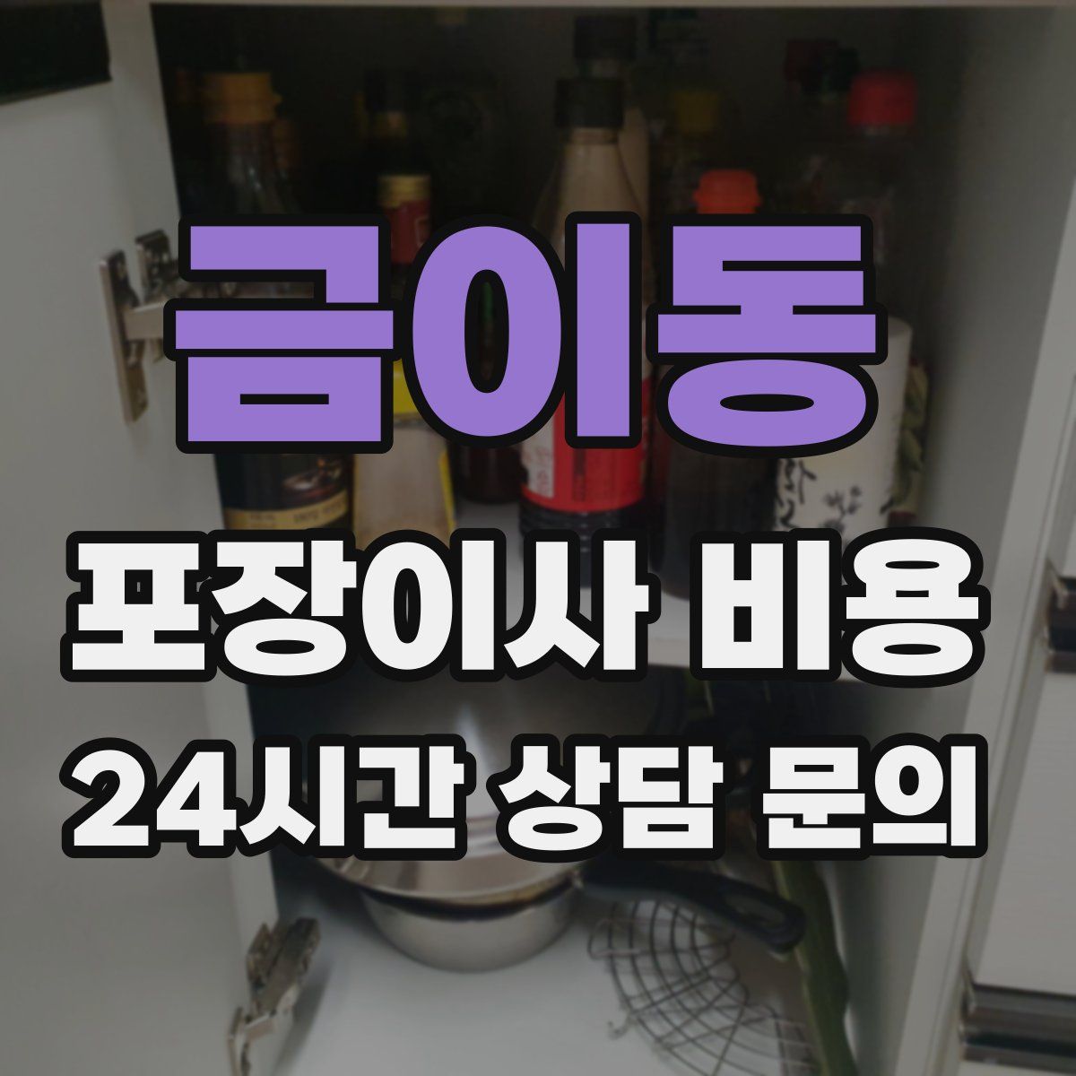 금이동 포장이사 비용