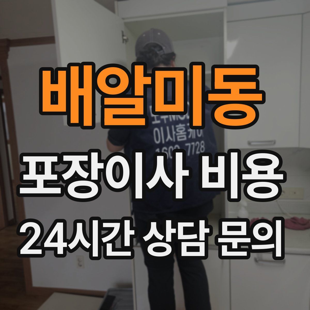 배알미동 포장이사 비용