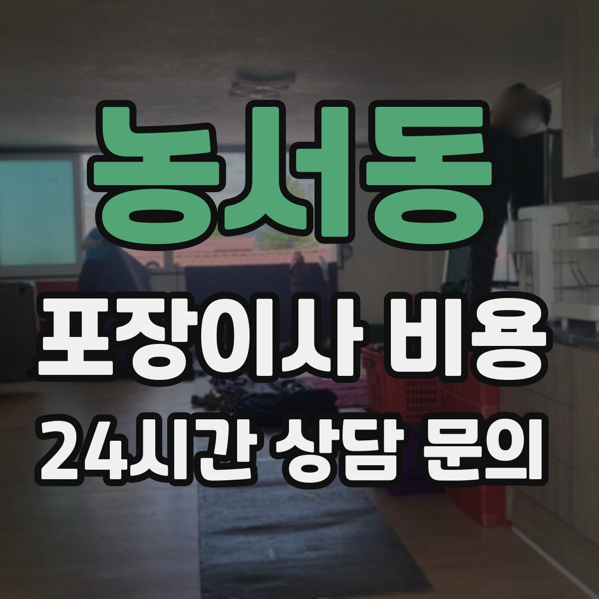 농서동 포장이사 비용