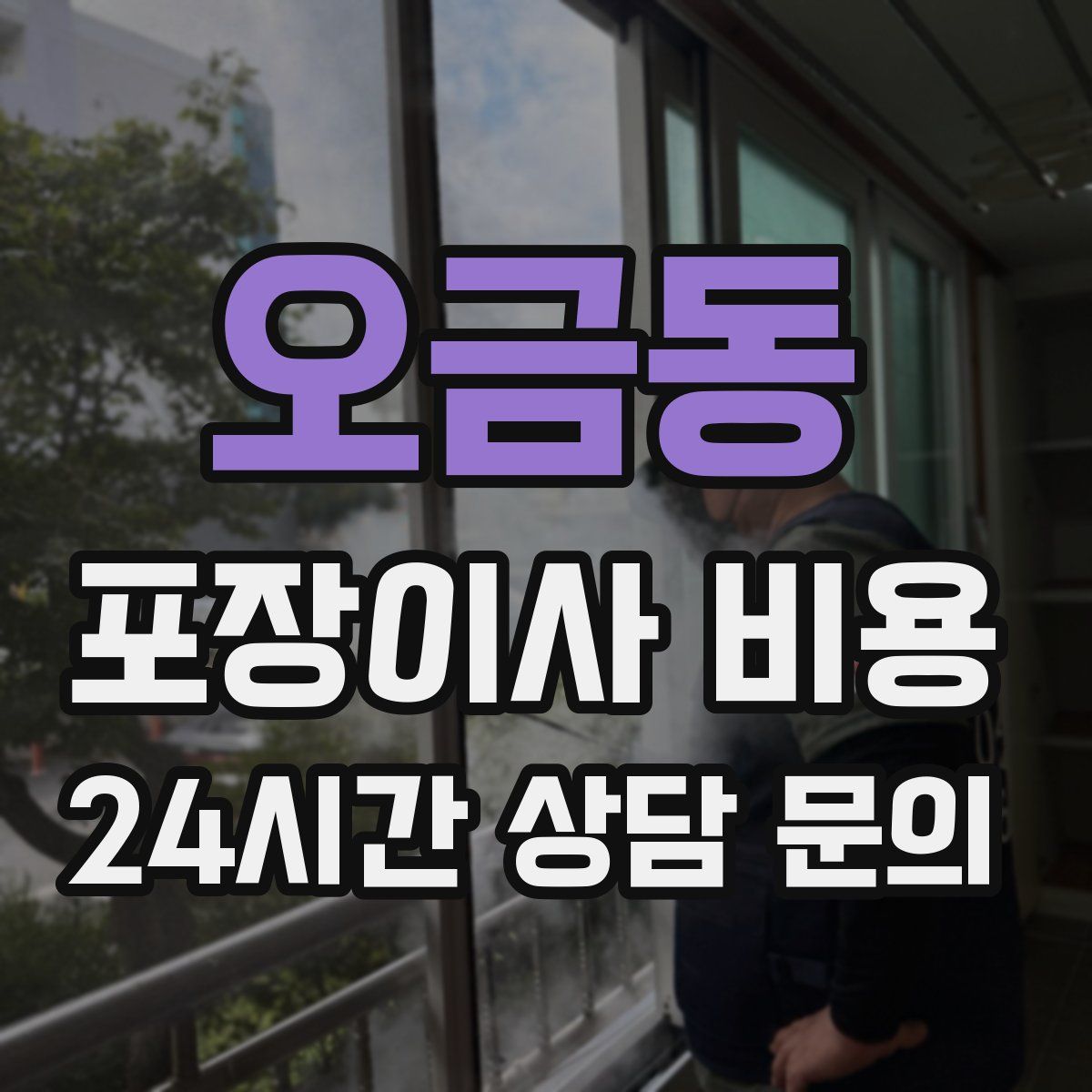 오금동 포장이사 비용